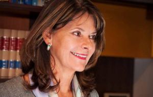 Marta Lucia Ramirez, will be Colombia's first female vice president.