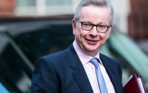 Environment Secretary Michael Gove is the favorite to take on the vacant post. He told the BBC he was urging Tory MPs to support Mrs May and her Brexit plan.