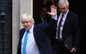 Boris Johnson, whose departure followed that of Brexit Secretary David Davis and several junior figures - accused Mrs. May of pursuing a “semi-Brexit”.