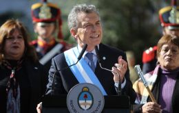 “Argentina has left behind the idea, the belief of a messiah which will come to save us”, said president Macri from Tucumán 