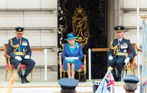 The Queen congratulated the RAF for a “remarkable contribution to defense” over the last 100 years, saying “tenacity, skill and gallantry” had been its hallmarks. 