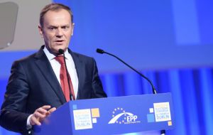 “We are sending a clear message that we stand against protectionism. The EU and Japan remain open for cooperation,” European Council President Donald Tusk
