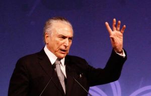 “My greatest desire right now is that what was started does not come to an end. We need to continue”, president Temer said at an event in FIESP