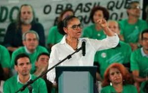In Brasilia, center-left environmental campaigner Marina Silva was crowned by her Rede party