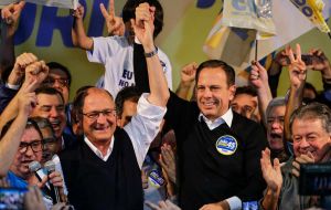 Former Sao Paulo governor and establishment heavyweight Geraldo Alckmin secured the nod from the center-right Brazilian Social Democratic Party, or PSDB