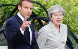 The government has been touting its plans for Brexit agreed at Chequers to the EU and its leaders. French President Emanuel Macron met Theresa May on Friday