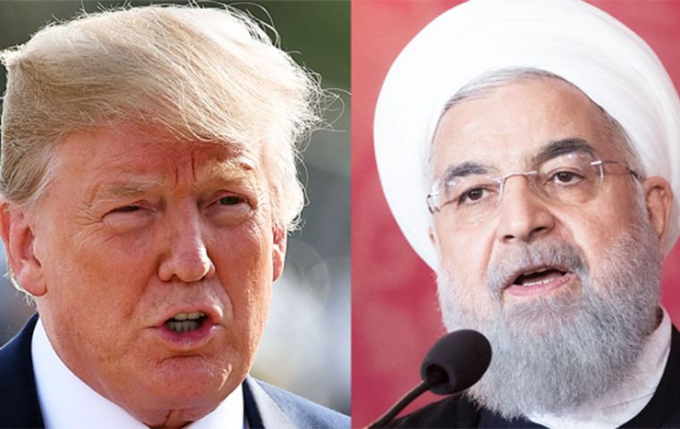 “We urge all nations to take such steps to make clear that the Iranian regime faces a choice”, President Donald Trump said in a statement on Monday.