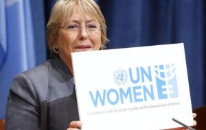 The pediatrician-turned-politician first served as president of Chile from 2006 to 2010. Bachelet then led U.N. Women, a body for gender equality 2010/13
