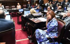 On Wednesday the Senate will debate removing Cristina Fernandez Senator immunity. So far the opposition has denied the initiative  