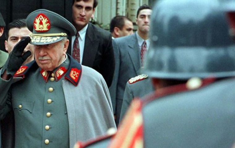 The case involves embezzlement of public funds and the court said the money cannot remain with Pinochet's family because it comes from an illegal origin