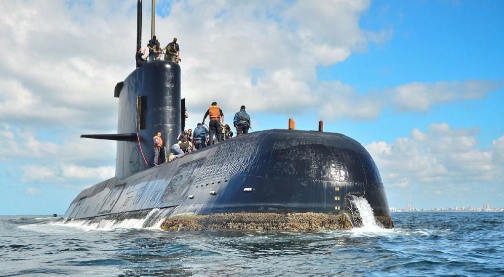 El submarino argentino ARA San Juan desapareciÃ³ el 15 de noviembre con los 44 tripulantes a bordo