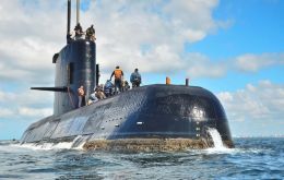 The Argentine submarine ARA San Juan disappeared on 15 November with all 44 crew on board