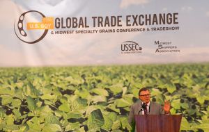 A delegation of Chinese soybean importers did attend the U.S. Soybean Export Council's annual Global Trade Exchange conference in Kansas City