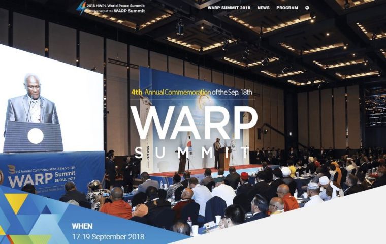 The peace summit by HWPL will be held in South Korea from 17th to 19th on September