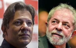 As well as campaigning for himself, Haddad said he wouldn't abandon Lula's fight for freedom. “As a citizen I will remain in the campaign to free the president” 