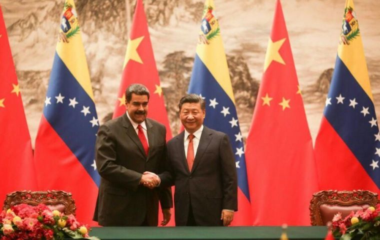 “We are taking the first steps into a new economic era,” Maduro said. “We are on track to have a new economy, and the agreements with China will strengthen it”