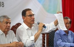 Vizcarra called for a vote of confidence on Sunday to force passage of legislation to curb graft and rebuild trust in public institutions