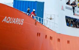 After being stripped of its Gibraltar registration, the Aquarius has now lost its Panama flag too
