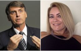 Folha de S.Paulo reported that Ana Cristina Valle had told Brazil's foreign office she left the country because of the threat by far-right congressman Jair Bolsonaro