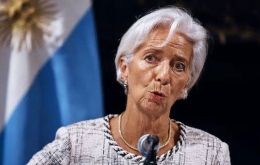 Argentina has developed a strengthened economic plan that is aimed at bolstering confidence and stabilizing the economy, said Christine Lagarde (Pic AP)