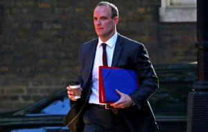 Technical talks are continuing at official level in Brussels this week, but no visit by Brexit Secretary Dominic Raab has been announced
