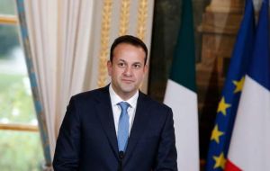 Irish Prime Minister Leo Varadkar said a longer transition period was not a substitute for a concrete agreement over the backstop