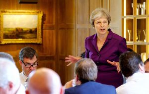 The group called on Mrs. May to “reset” the negotiations and ditch her Chequers Brexit blueprint