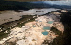 In Venezuela, the pollution generated by illegal mining in Canaima National Park has probably destroyed thousands of hectares of protected areas. (Valentina Quintero)