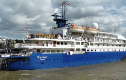 “Sea Spirit” on an Antarctica cruise opened the season in Puerto Madryn 