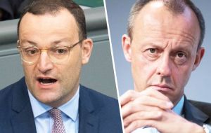 Following Merkel's announcement, Health Minister Jens Spahn and former rival Friedrich Merz announced their candidacies as CDU leaders