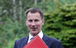 In comments ahead of a speech in London, Jeremy Hunt said Britain would form “an invisible chain linking the world's democracies”
