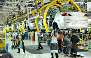 The automobile industry saw a 15.7% slump, while the metallurgical sector plunged 20.5% and non metallic production, 3%