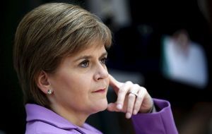 Scotland's First Minister Nicola Sturgeon said the proposed deal would be a bad one for Scotland, “posing a huge threat to jobs, investment and living standards”