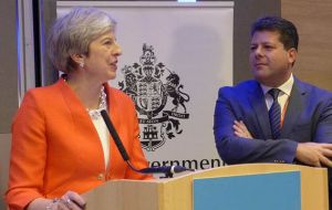 Gibraltar Chief Minister Fabian Picardo was received by Prime Minister Theresa May 