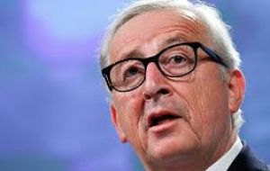 EC President Jean-Claude Juncker said anyone in Britain who thought the bloc might offer improved terms if MPs rejected the deal would be “disappointed”