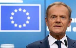 European Council President Donald Tusk said he would not speculate on what would happen in such a situation, saying: “I am not a fortune teller.”