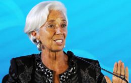 Christine Lagarde, Managing Director and Chairwoman of the International Monetary Fund. Lagarde has held the position since July 2011