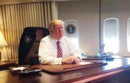 “I have decided it would be best for all parties concerned to cancel my previously scheduled meeting,” write Trump from aboard Air Force One.