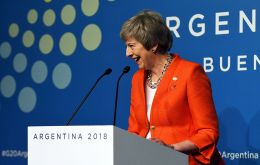 Mrs May underlined “The UK has always been clear about the importance of the G20.”<br />
