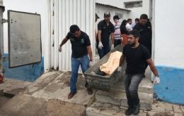 Six hostages, among them 2 children, died in the shooting, when police opened fire on the robbers at bank branches on the main street in Milagres in Ceará state
