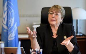 Bachelet said the document has gone from being an “aspirational treatise” to a set of standards that has “permeated virtually every area of international law”