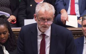 Labour leader Jeremy Corbyn said the prime minister had “lost control of events” and the government was in “complete chaos” - and urged her to stand down.