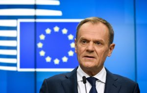 European Council President Donald Tusk insisted the EU would “not renegotiate” but said leaders would discuss how to help “facilitate UK ratification”.