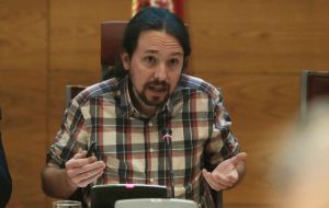 “If someone says that this forum funded my party I say flatly no,” Iglesias answered firmly in the Senate on Thursday.