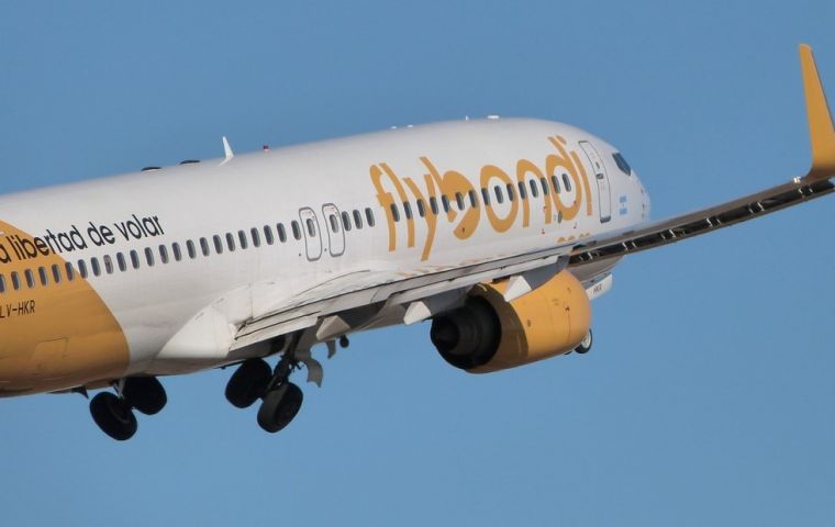 Resolution 1087/2018 authorizes FlyBondi Air Lines to exploit commercial and non commercial domestic and international flights of passengers, freight and mail
