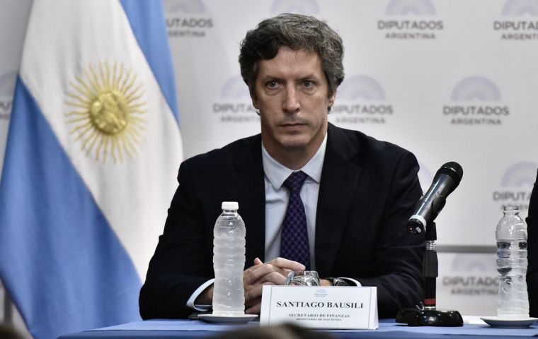”I don’t think the relative value between Argentina and other similar credits is at a balanced level,” said finance secretary Santiago Bausili