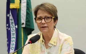 “It’s absurd what they do today with the image of Brazil,” minister Dias said in an interview with a conservative radio station