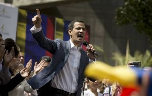Juan Guaido, newly seated as president of congress reiterated his call for people to take to the streets Wednesday, a historic date, to demand Maduro abandons power