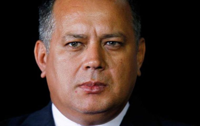 Socialist party chief Diosdado Cabello said 27 guardsmen were arrested and more could be detained as the investigation unfolds.(Pic Reuters)