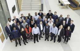 Delegates from the Overseas Territories visiting the UK Hydrographic Office 